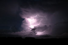 Thunderstorm near Ashburton